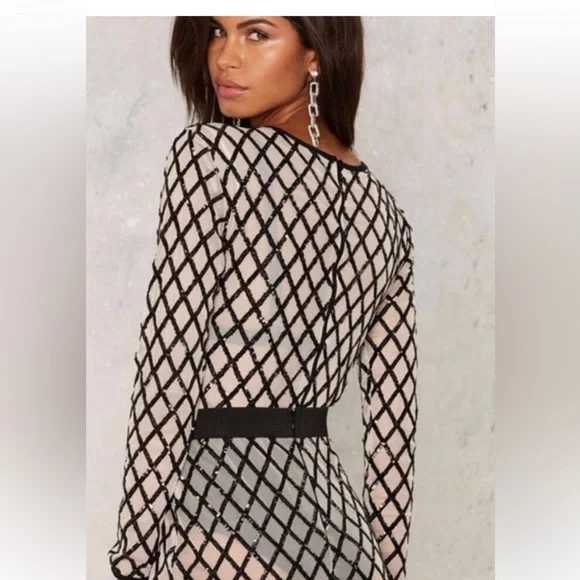 NWT Limited Edition Rare London Take On Me Sequin Bodysuit Sz 4 - Picture 3 of 8